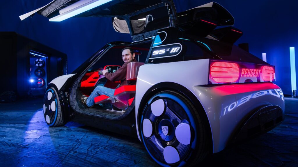 On a essayé la direction « steer-by-wire » du concept Peugeot Polygon. // Source : Gabriel Bascou pour Numerama