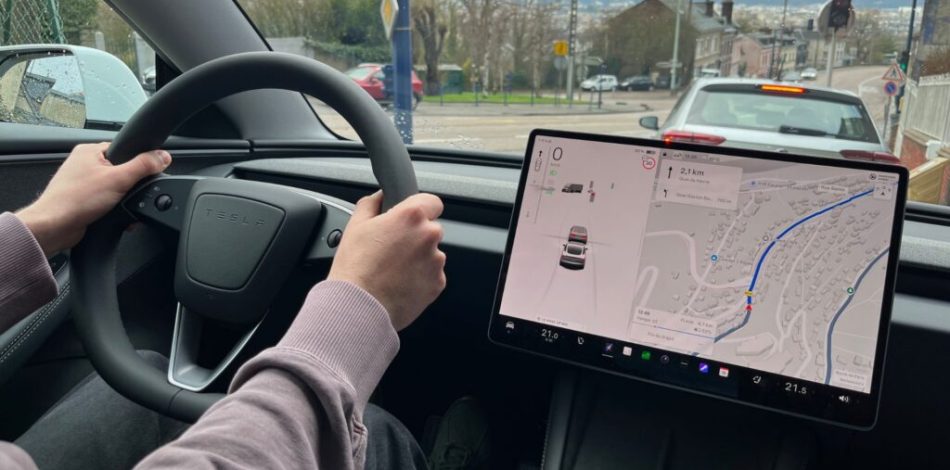 La Tesla Model 3 Propulsion (2026) à l'essai. // Source : Robin San Vicente pour Numerama