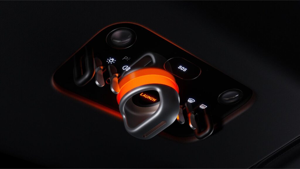 L'int&eacute;rieur de la future Ferrari Luce 100 % &eacute;lectrique. // Source : Ferrari