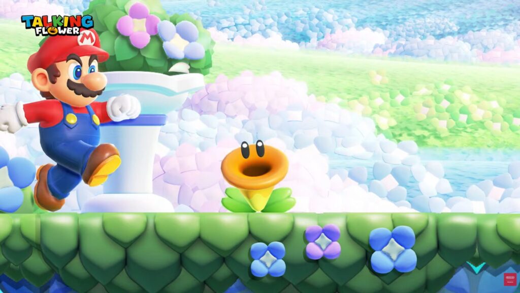 La Fleur cancan dans Super Mario Bros. Wonder // Source : Nintendo
