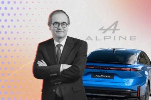 Francois Provost et Alpine // Source : Montage Numerama