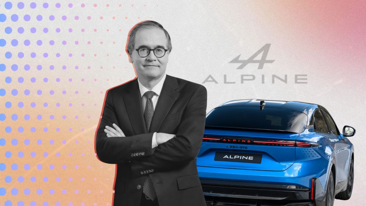 Francois Provost et Alpine // Source : Montage Numerama