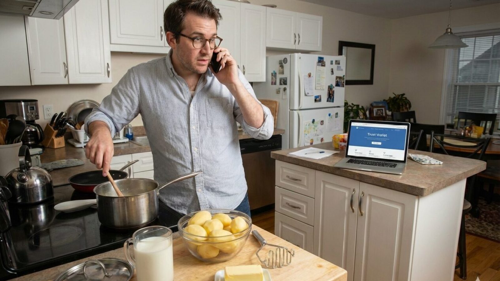 J’ai transféré mes bitcoins à des escrocs pendant que je préparais une purée de pommes de terre