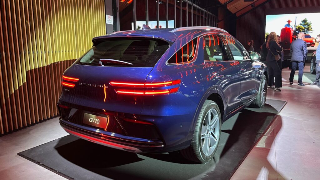 Le Genesis GV70. // Source : Robin San Vicente pour Numerama