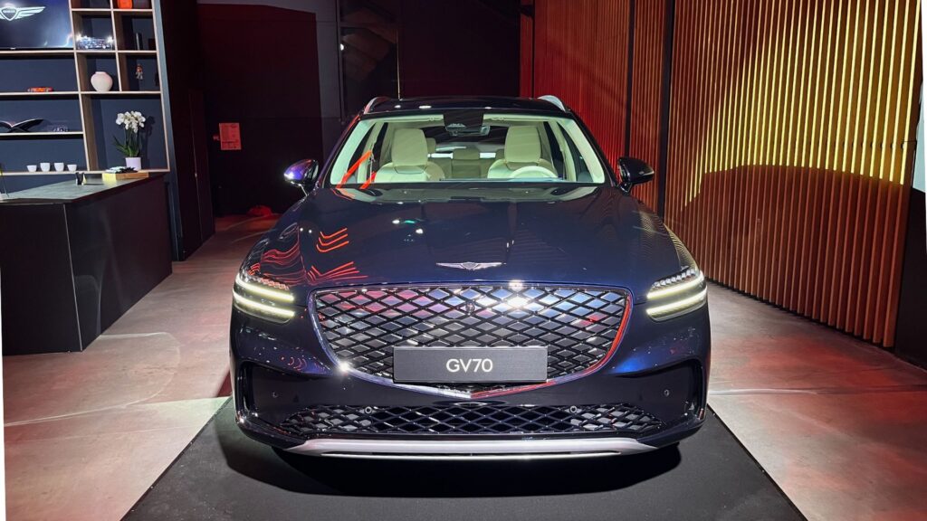 Le Genesis GV70. // Source : Robin San Vicente pour Numerama