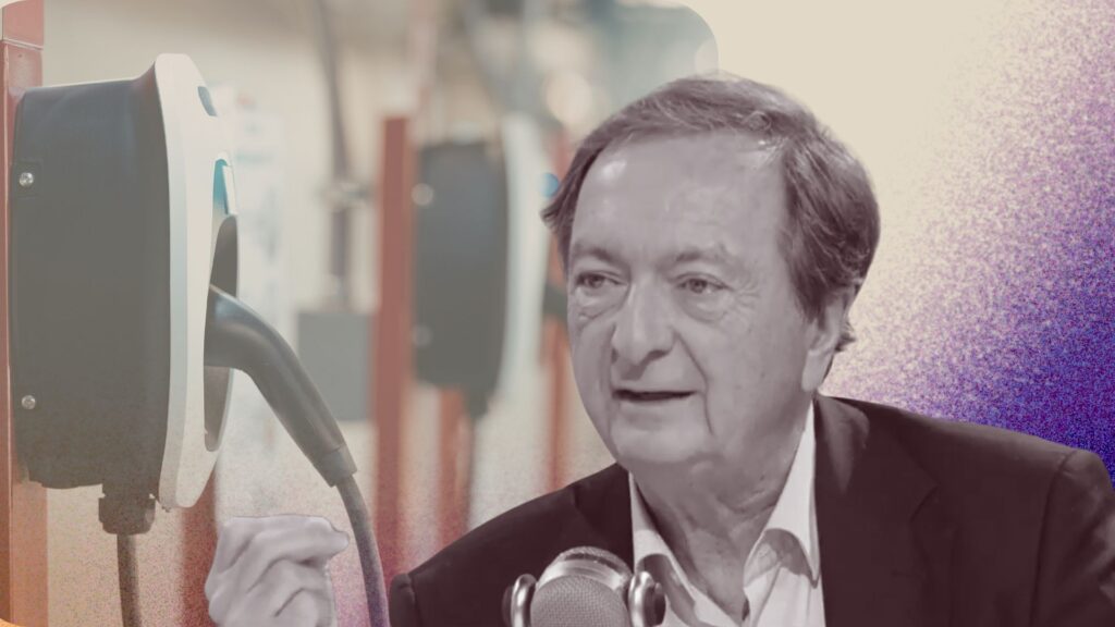 Michel-Edouard Leclerc et la recharge // Source : Montage Numerama