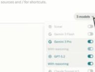 Perplexity Model Council.  // Source : Perplexity