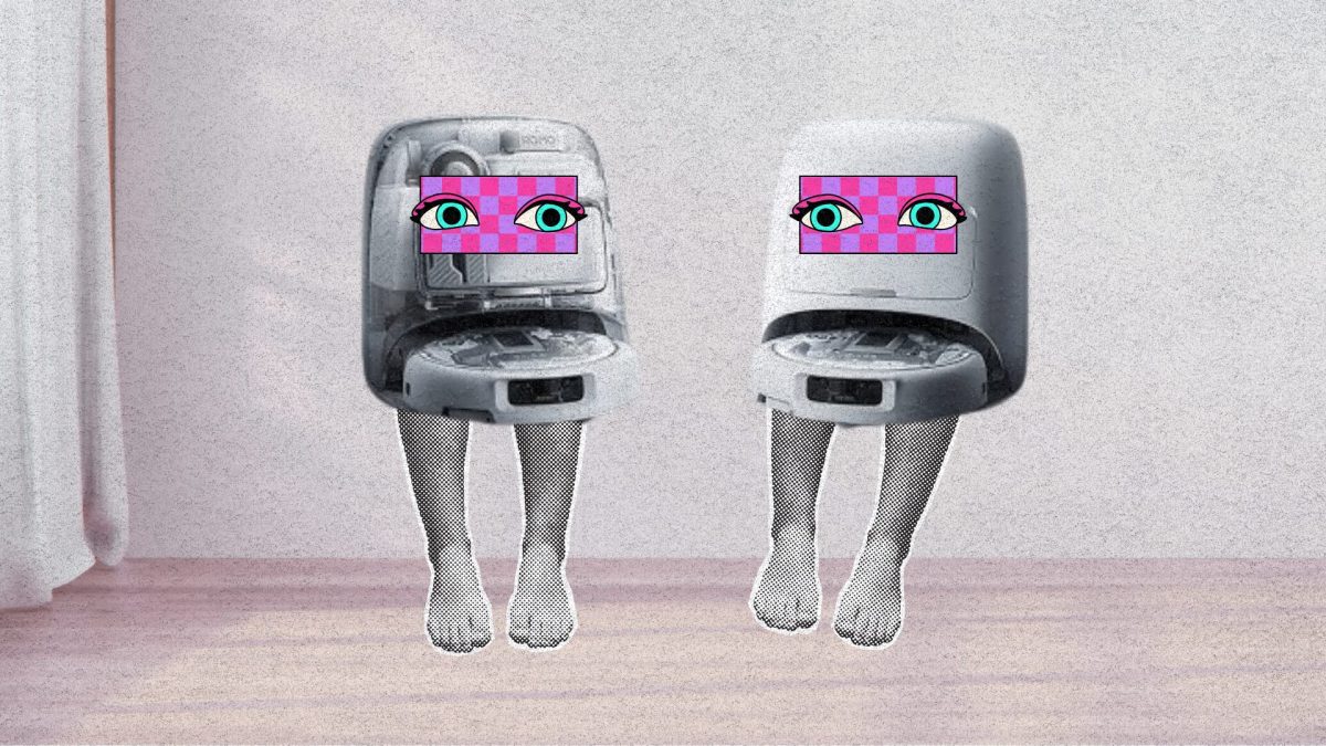 aspirateur piraté // Source : montage Numerama