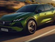 La Peugeot E-408 restylé. // Source : Peugeot La Peugeot E-408 restylé. // Source : Peugeot