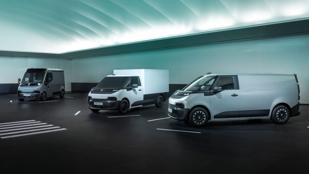 Les futures utilitaires &eacute;lectriques de Renault // Source : Renault