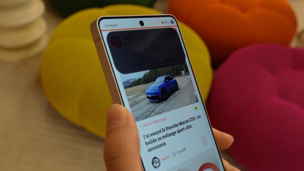 Privacy Display sur Samsung Galaxy S26 Ultra. // Source : Numerama