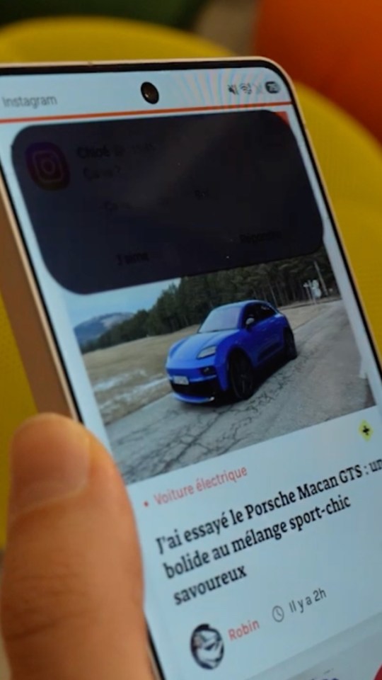 Privacy Display sur Samsung Galaxy S26 Ultra. // Source : Numerama Privacy Display sur Samsung Galaxy S26 Ultra. // Source : Numerama