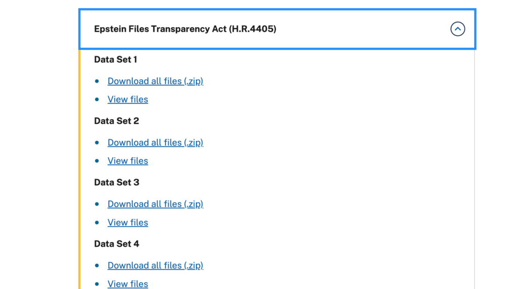 Le site du DOJ n'est pas simple &agrave; comprendre et cache les documents entiers. Beaucoup de personnes passent &agrave; c&ocirc;t&eacute;.
