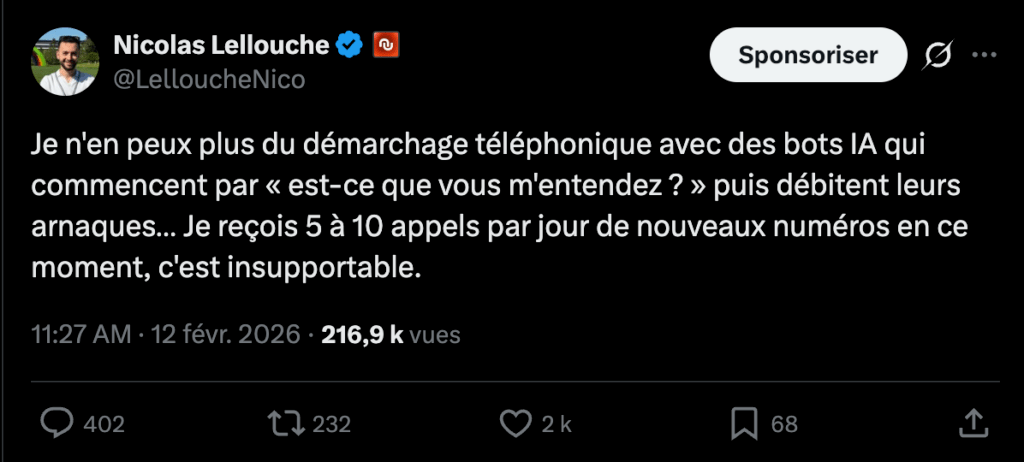 Plus de 400 r&eacute;ponses en 24 heures : vous aussi, vous n'aimez pas le d&eacute;marcharge t&eacute;l&eacute;phonique.