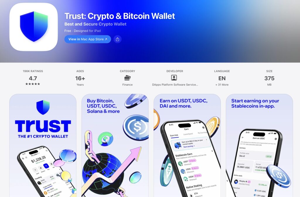 Trust Wallet est-il un scam géant disponible sur l'App Store ? Trust Wallet est-il un scam géant disponible sur l'App Store ?