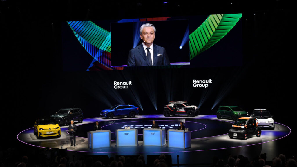 Luca de Meo lors du rendez-vous des investisseurs de 2025  // Source : Renault Group