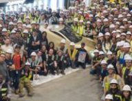 Le premier exemplaire du Tesla Cybercab assemblé à la Gigafactory du Texas. // Source : Tesla via X