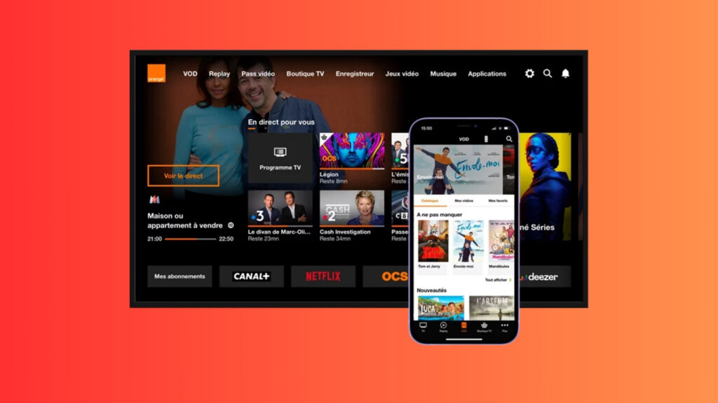 L'application TV d'Orange
