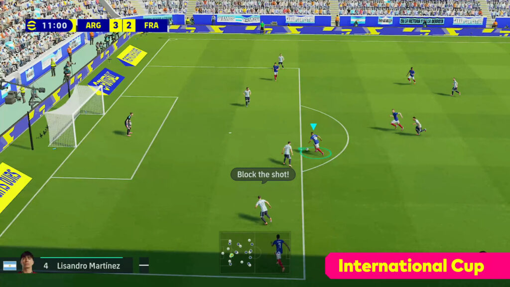 Le gameplay d'eFootball ressemble &agrave; celui de n'importe quel jeu de football.