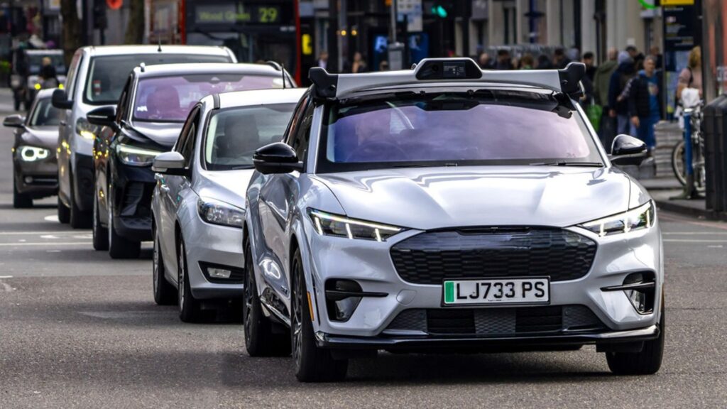 Le taxi autonome de Wayve. // Source : Wayve