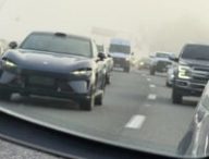 Xiaomi YU7 sur une autoroute californienne // Source : Un utilisateur du réseau Xiaohongshu