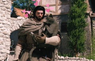 Un refuge pour chats dans Crimson Desert // Source : Numerama