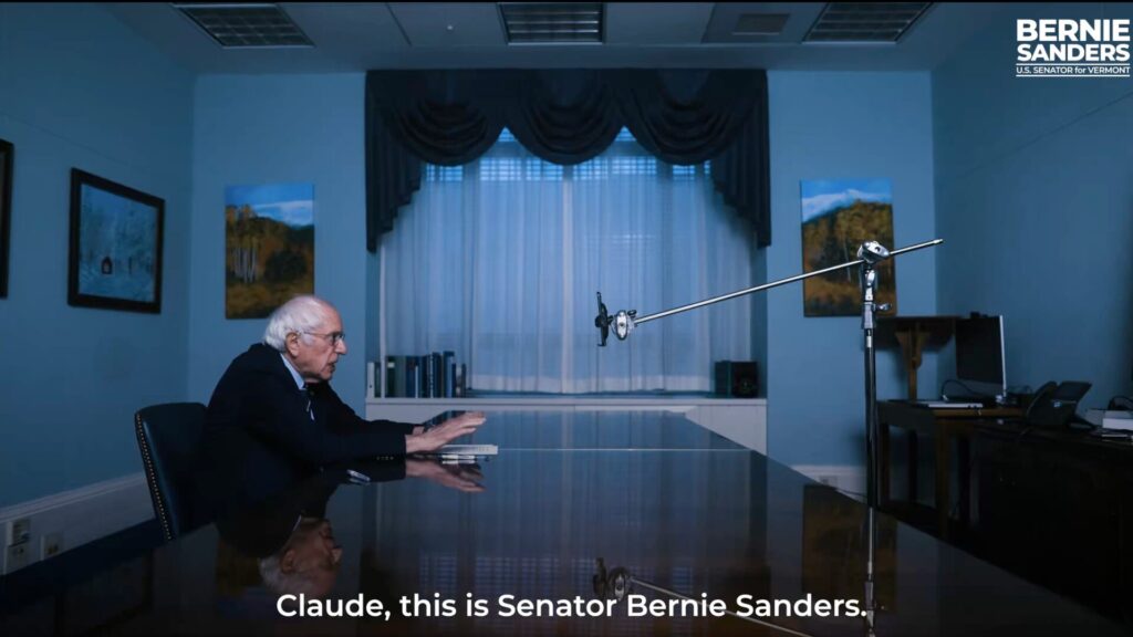 Bernie Sanders. // Source : Bernie Sanders sur X