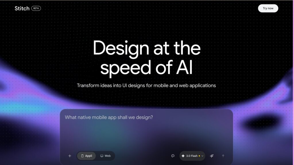 Stitch de Google Labs. // Source : Capture d'&eacute;cran Numerama