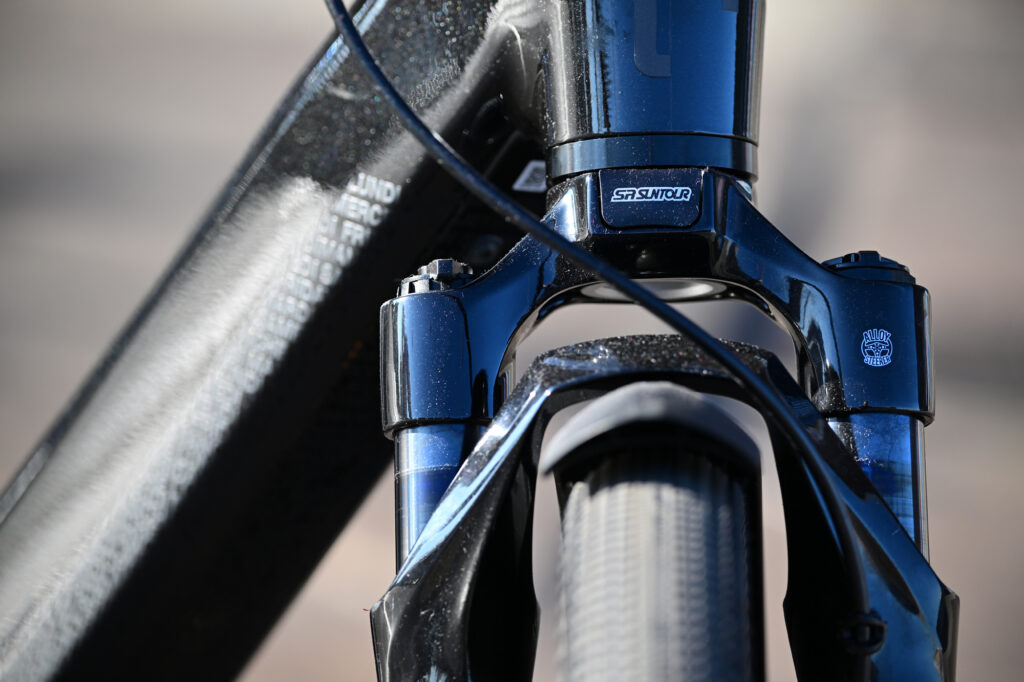 La fourche suspendue apporte un confort non superflu. // Source : J&eacute;r&eacute;my FDIDA