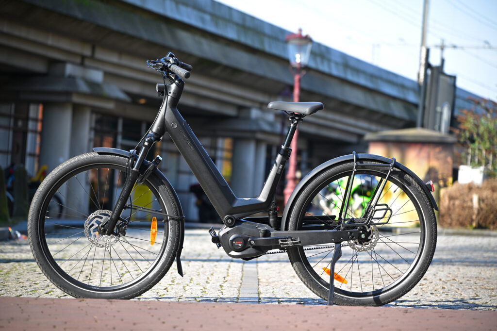 Le cadre est une innovation Moustache, ici dans une version am&eacute;lior&eacute;e. // Source : J&eacute;r&eacute;my FDIDA