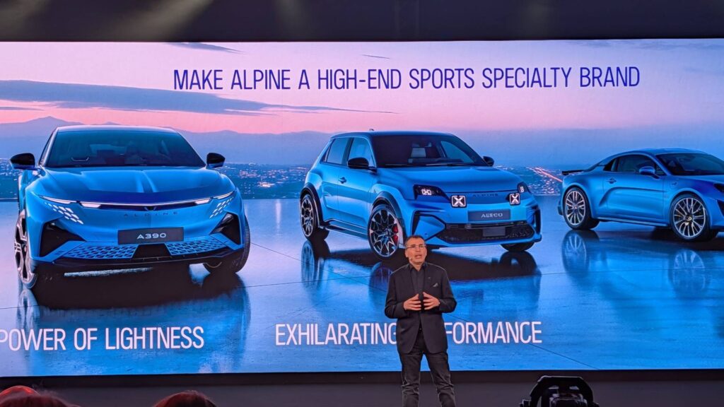 Philippe Krief - Alpine - lors du Strategy Day Renault  // Source : Raphaelle Baut pour Numerama