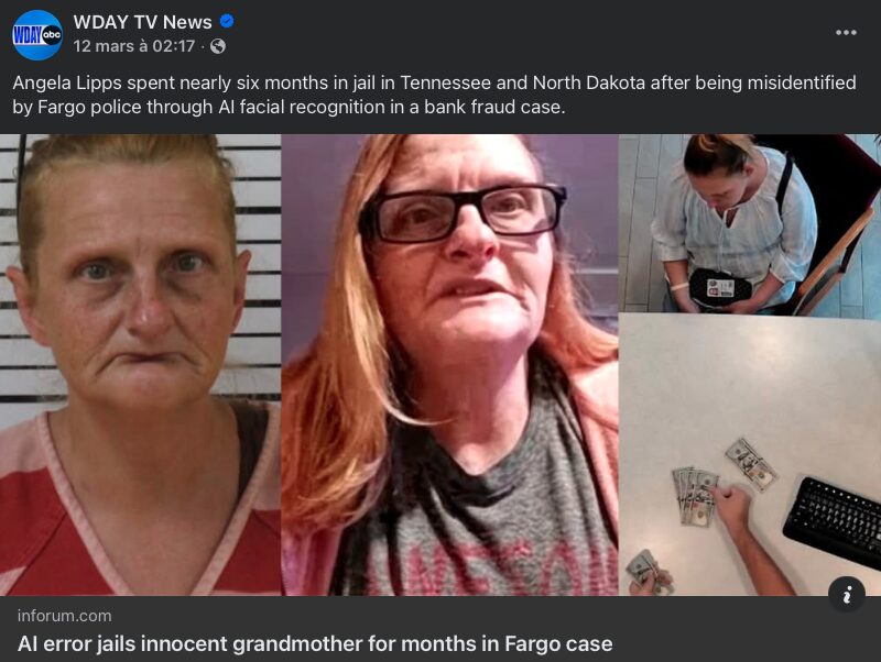 La publication du m&eacute;dia r&eacute;v&eacute;l&eacute; l'affaire. // Source : Via Facebook WDAY TV News