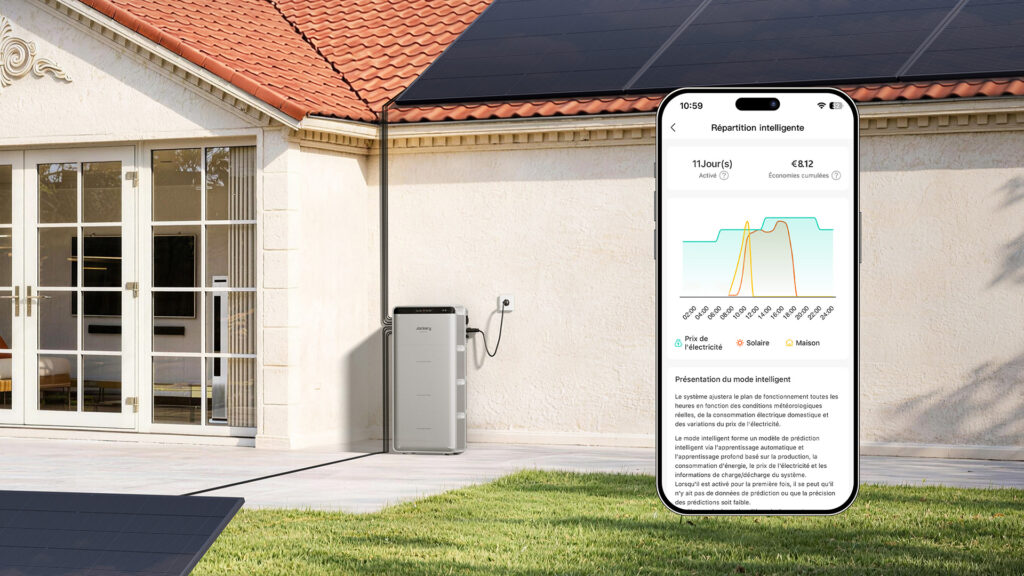 L'application permet de piloter et surveille simplement son installation // Source : Jackery