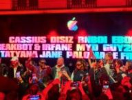 La fête d'Apple à Pars pour ses 50 ans. // Source : Apple