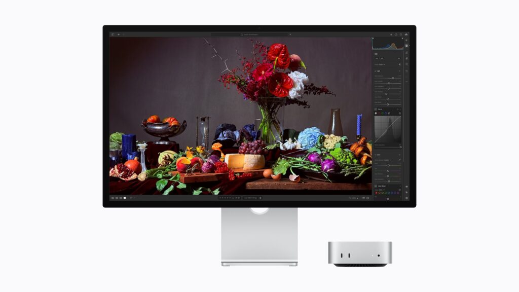 Apple Studio Display et Mac mini // Source : Apple