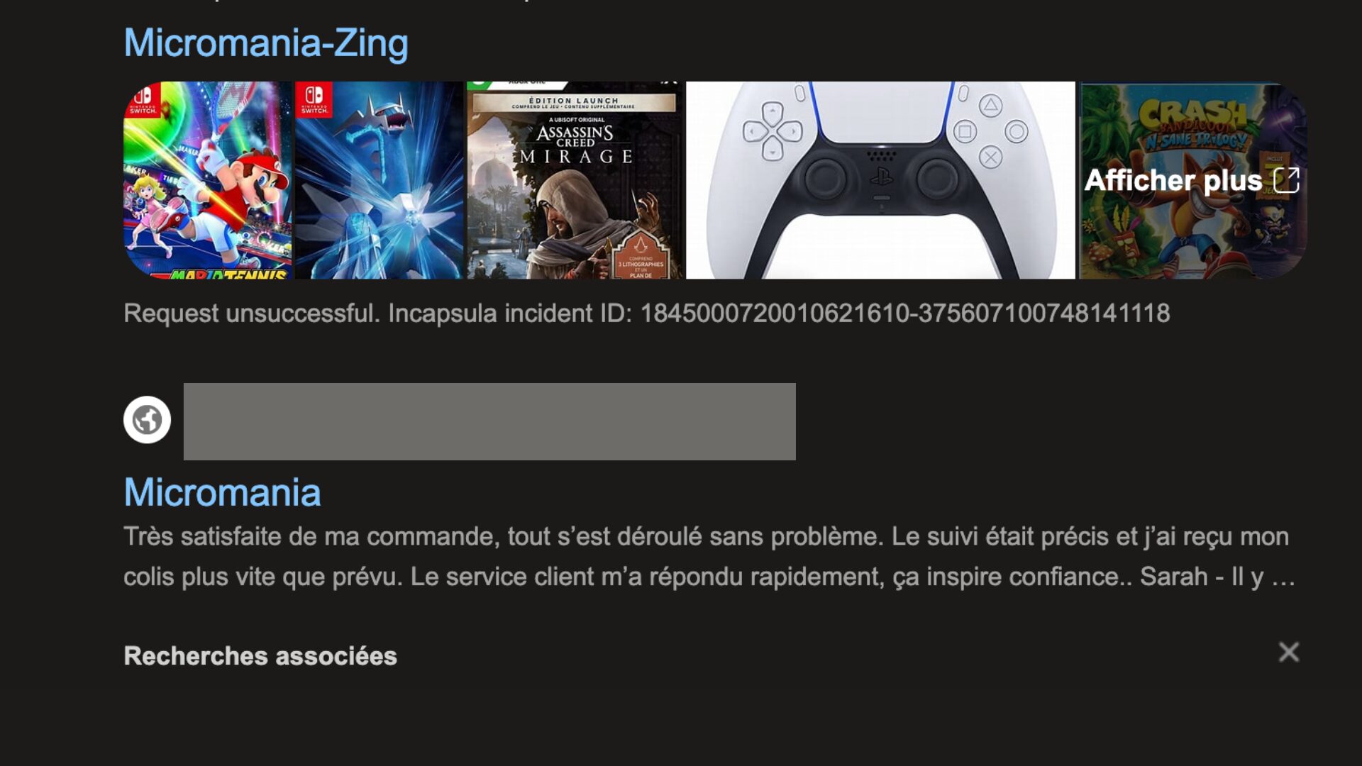 En d&eacute;but d'apr&egrave;s-midi le 10 mars 2026, le site de phishing apparaissait en deuxi&egrave;me position sur les r&eacute;sultats Bing sans &ecirc;tre sponsoris&eacute; // Source : Capture d'&eacute;cran Numerama