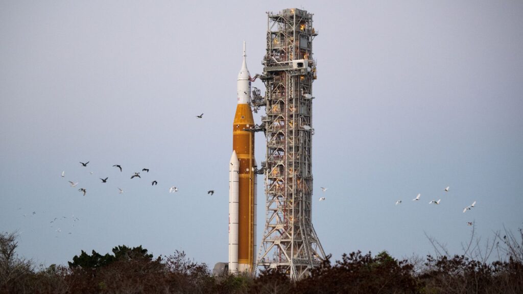 Art&eacute;mis II. // Source : Flickr/Nasa HQ Photos (image recadr&eacute;e)