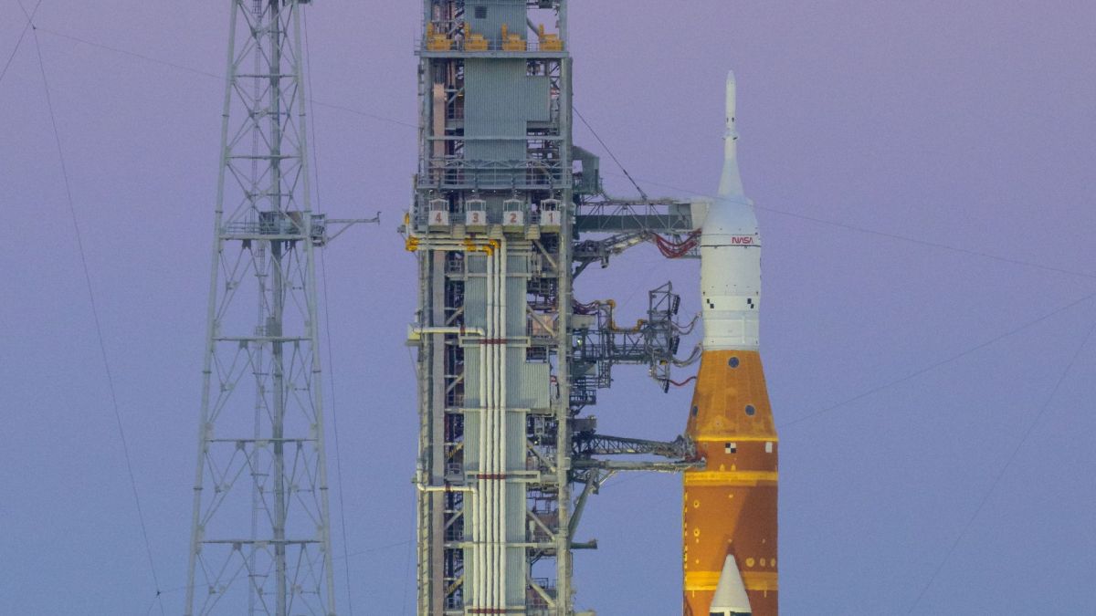 La fusée SLS. // Source : Flickr/Nasa HQ Photos (image recadrée)