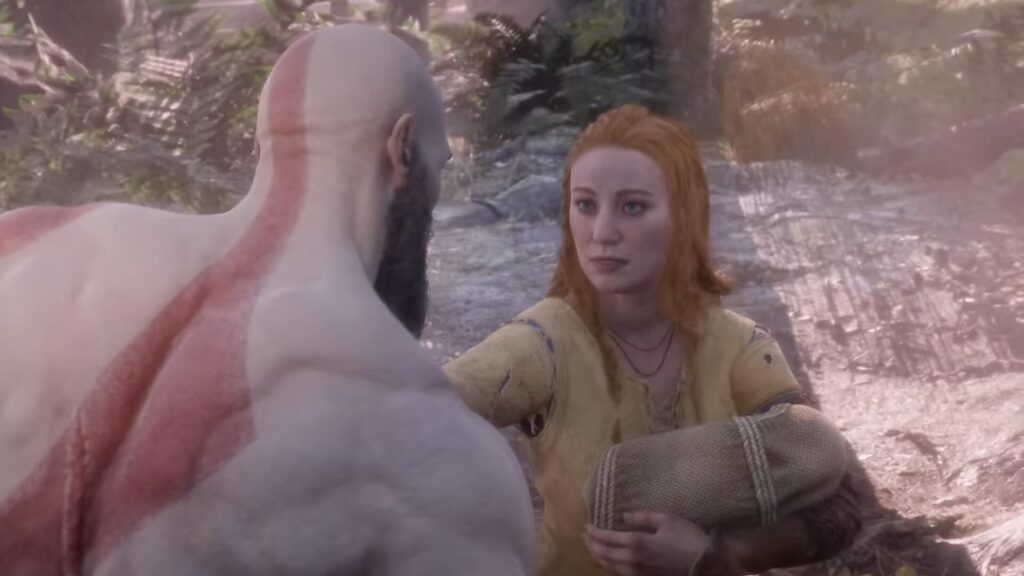 Faye dans God of War Ragnar&ouml;k // Source : Capture YouTube