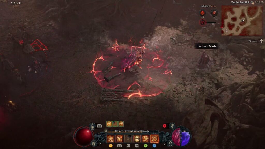 Le d&eacute;moniste dans Diablo 4 // Source : Capture PC