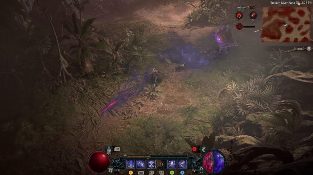 Le d&eacute;moniste dans Diablo 4 // Source : Capture PC