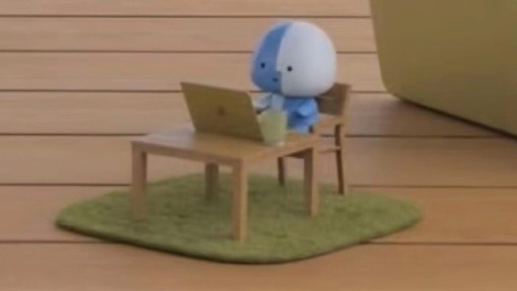 La nouvelle mascotte d'Apple // Source : TikTok