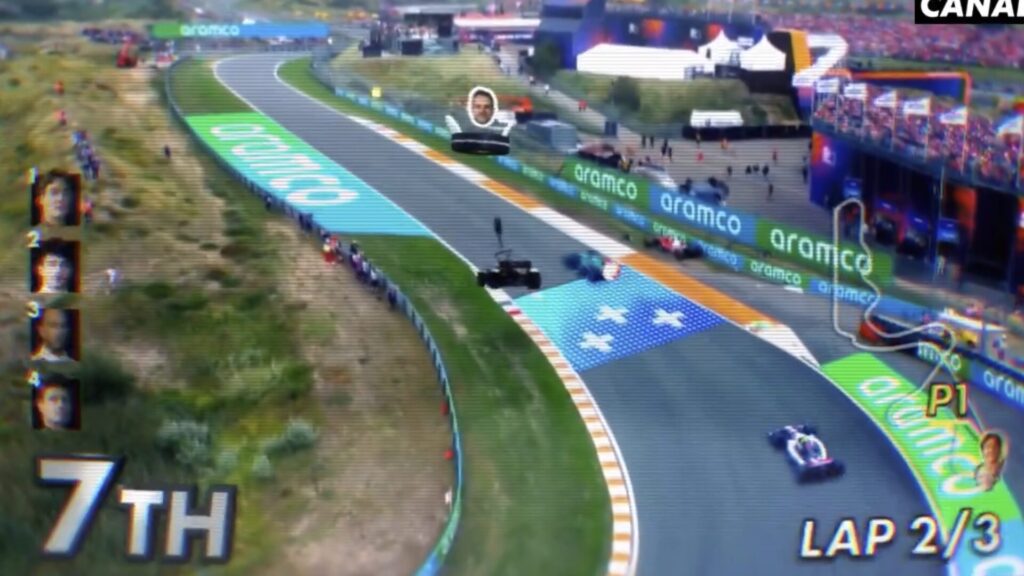 Canal+ fait une pub F1 &agrave; la sauce Mario Kart // Source : Canal+