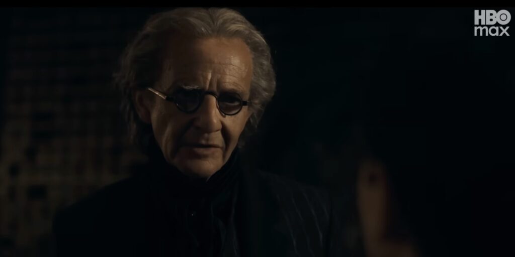 Ollivander et la proph&eacute;tie // Source : HBO Max