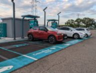 Station de recharge Carrefour Energie // Source : Raphaelle Baut pour Numerama