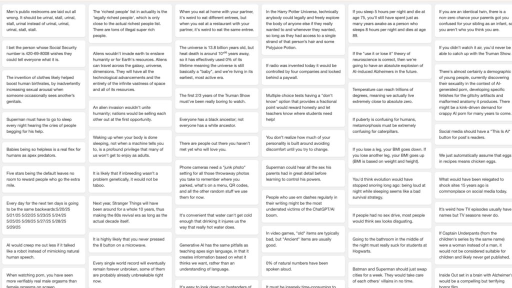 L'occlusion (virtualisation) de centaines de milliers de zones de texte, chacune de hauteur différente, sans mesure du DOM. // Source : Cheng Lou L'occlusion (virtualisation) de centaines de milliers de zones de texte, chacune de hauteur différente, sans mesure du DOM. // Source : Cheng Lou