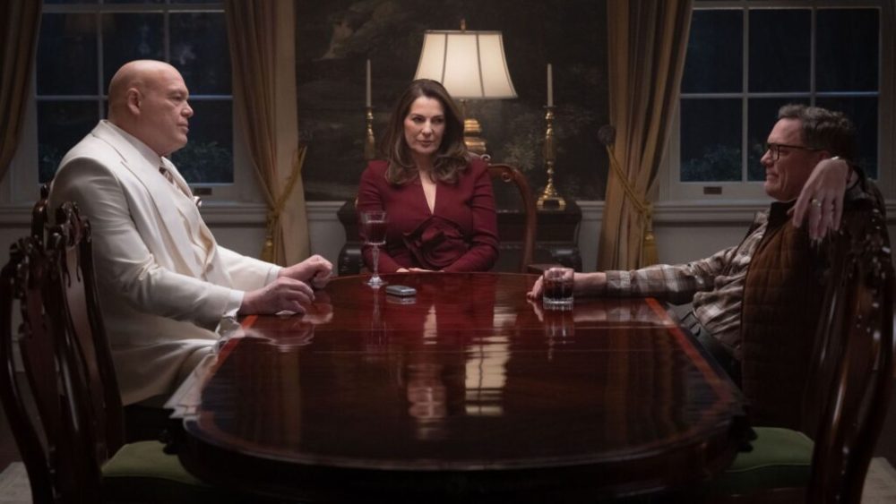 Wilson Fisk, Vanessa Fisk et M. Charles. // Source : Disney