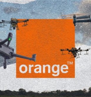orange drones // Source : Montage Numerama