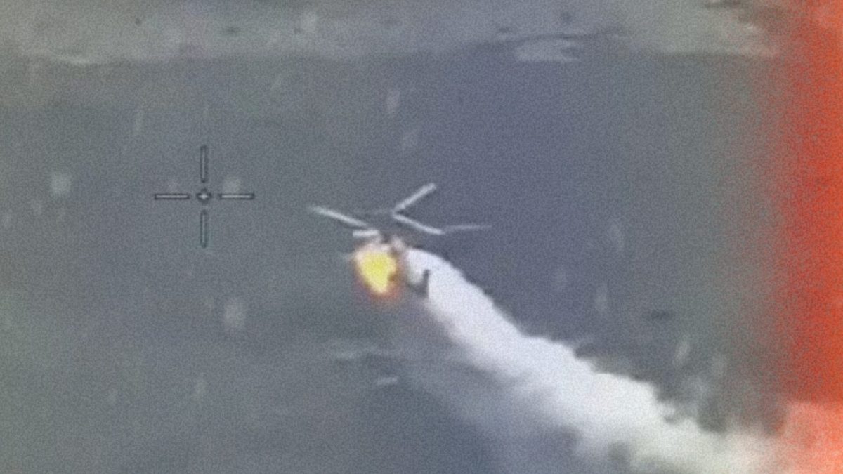 Drone vs Hélico // Source : montage Numerama