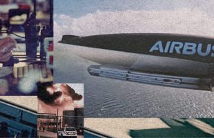 Drone intercepteur Airbus // Source : montage Numerama